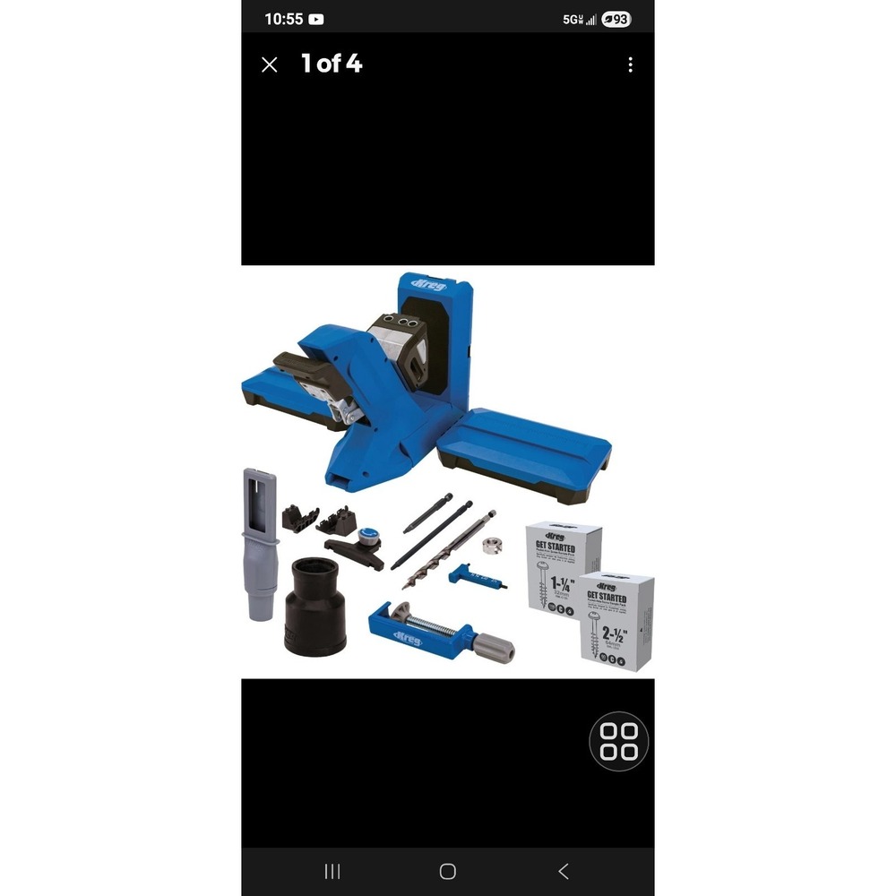 New Kreg Tool KPHJ720PRO Pocket-Hole Jig 720 PRO Easy Clamping & Adjusting